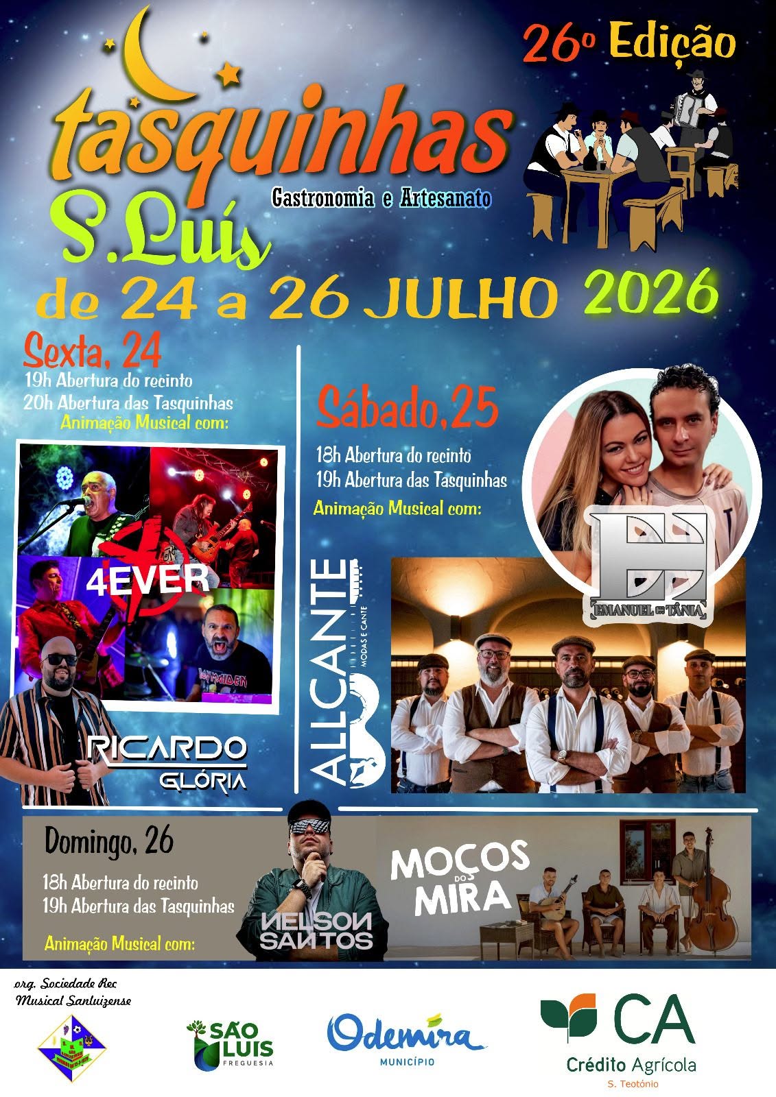Tasquinhas de São Luís 2026 poster